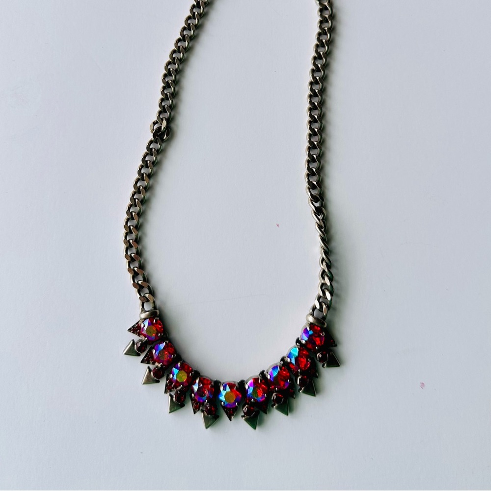 Sorrelli red jewel necklace